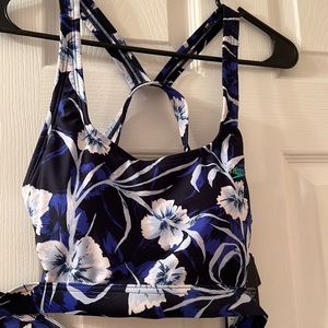 Speedo blue bikini top, size Medium